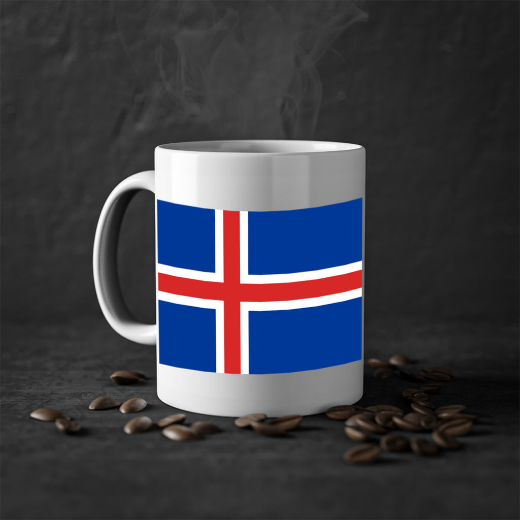 Iceland 122#- world flag-Mug / Coffee Cup