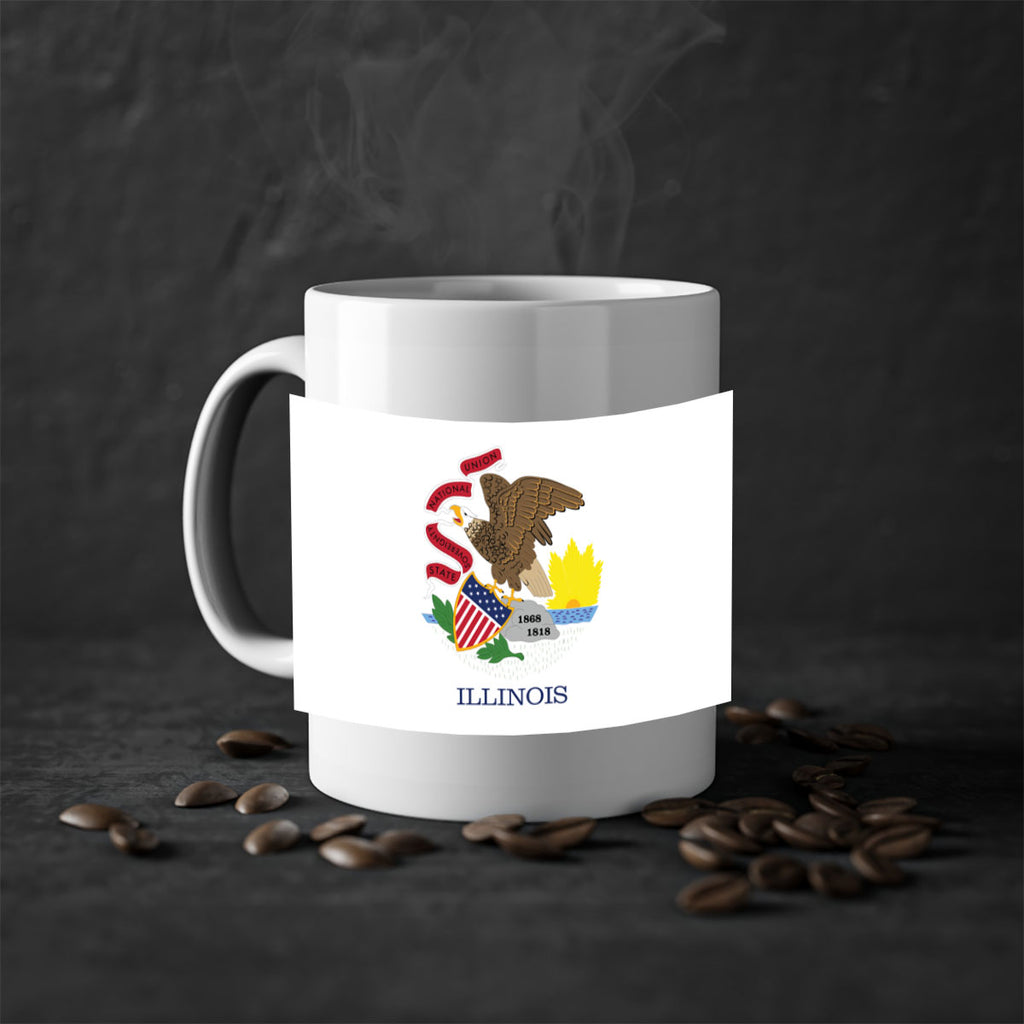 Illinois 39#- Us Flags-Mug / Coffee Cup