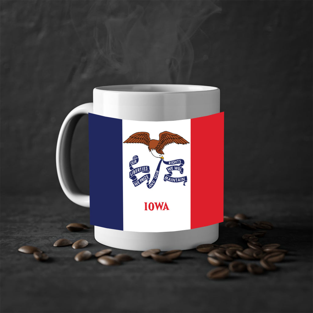 Iowa 37#- Us Flags-Mug / Coffee Cup