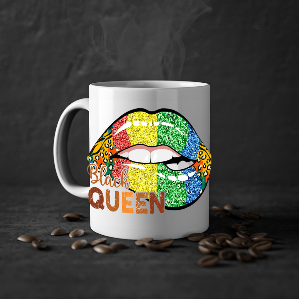 Juneteenth Black Queen Sexy Lip Png 35#- juneteenth-Mug / Coffee Cup