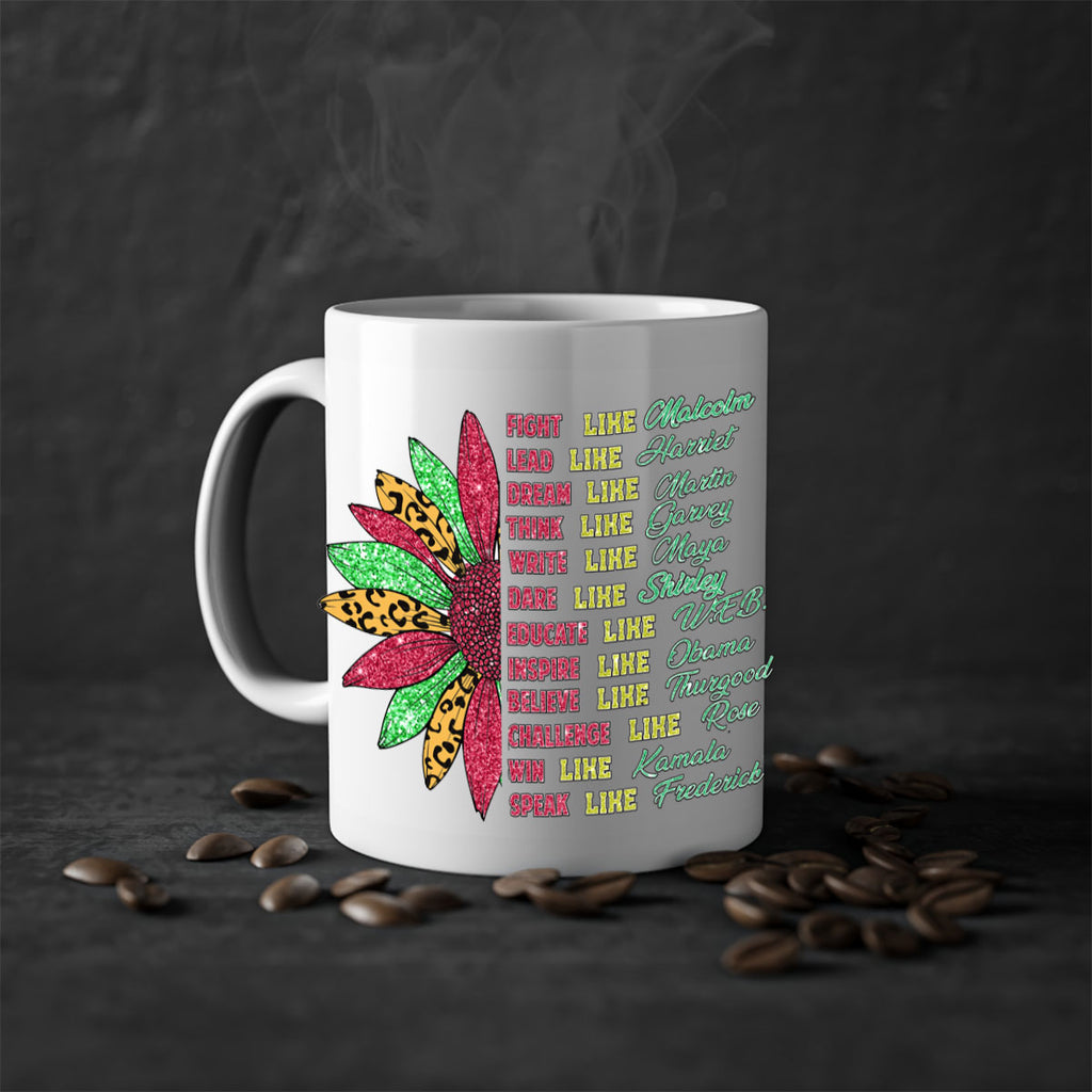 Juneteenth Sunflower Design 17#- juneteenth-Mug / Coffee Cup