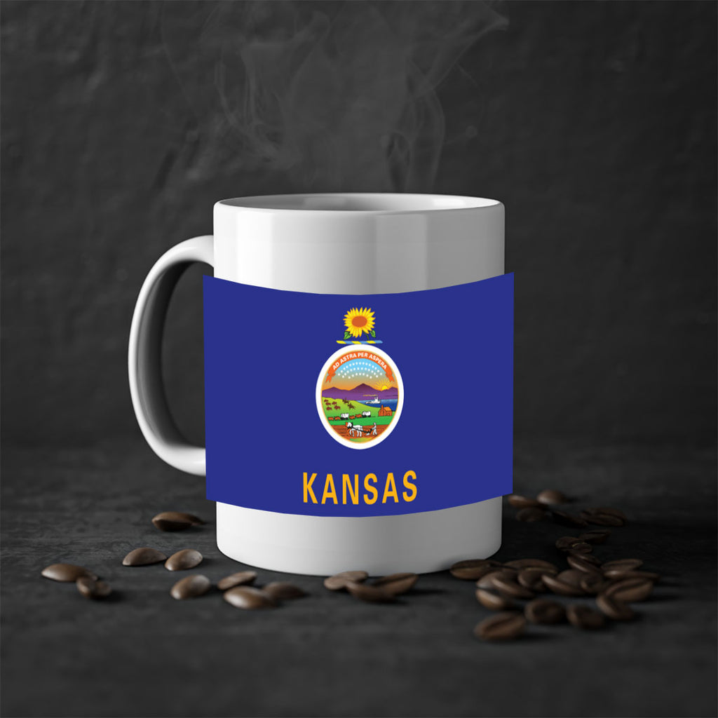 Kansas 36#- Us Flags-Mug / Coffee Cup