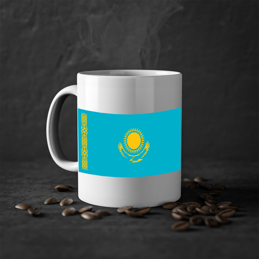 Kazakhstan 111#- world flag-Mug / Coffee Cup