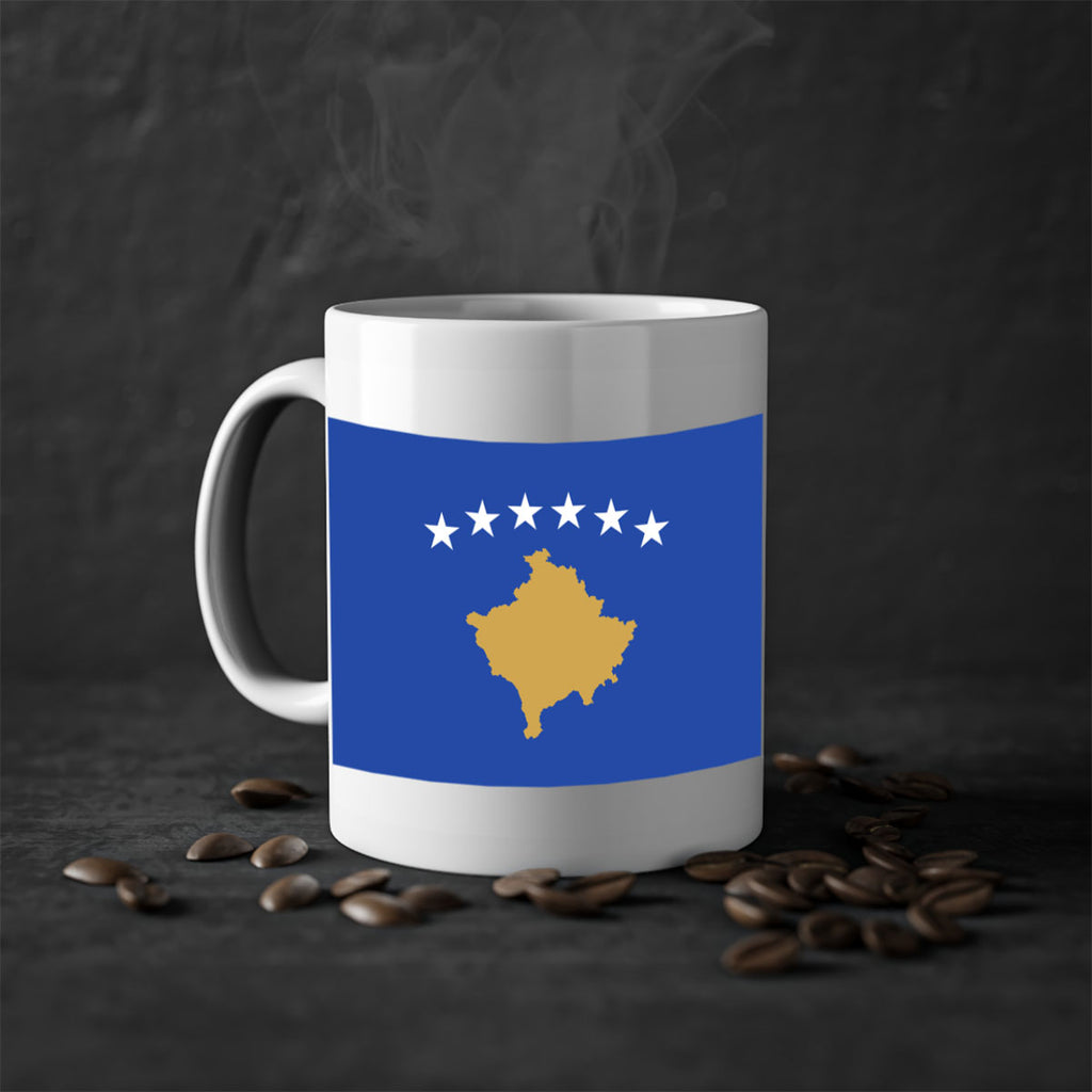 Kosovo 108#- world flag-Mug / Coffee Cup