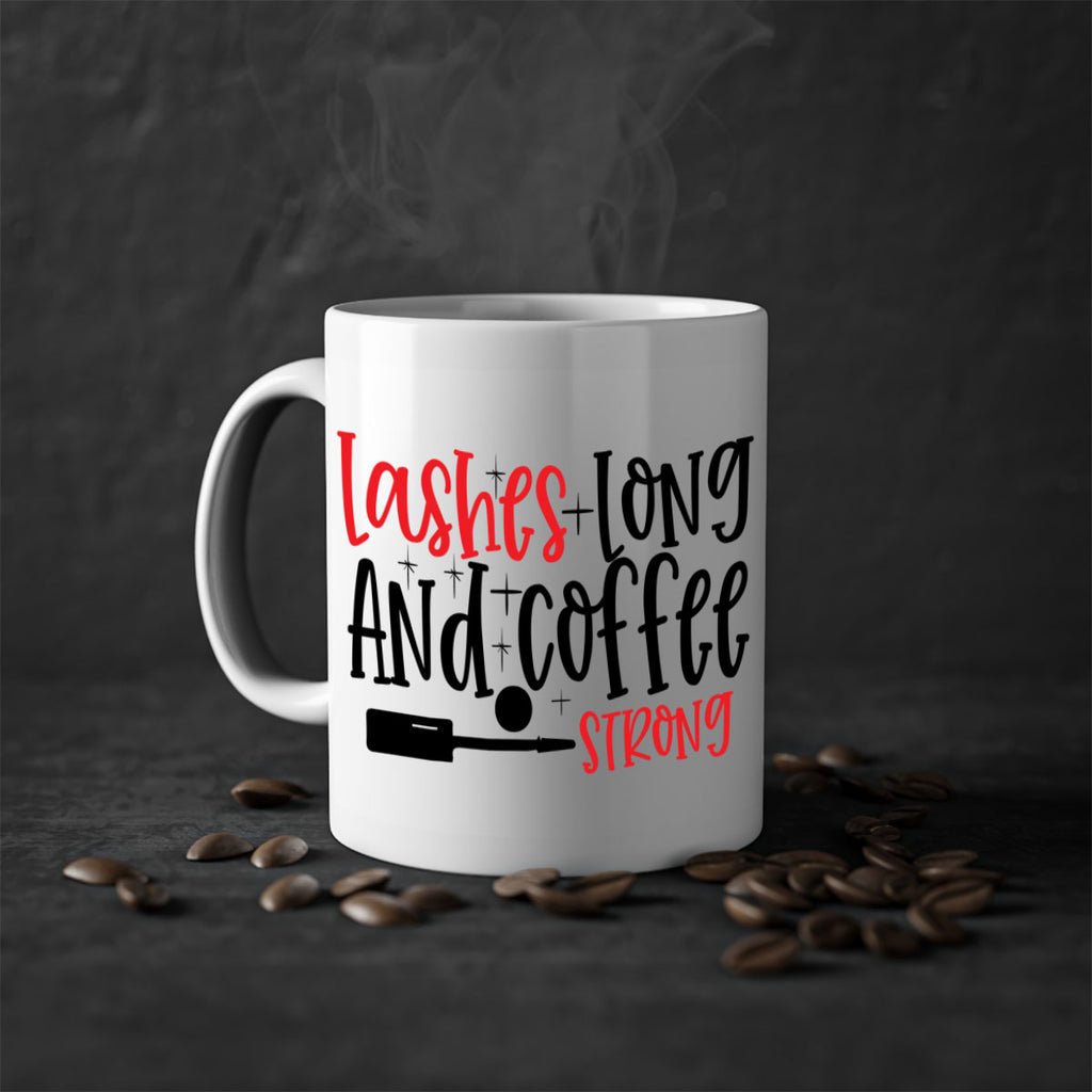 Lashes Long And Coffee Strong Style 232#- makeup-Mug / Coffee Cup