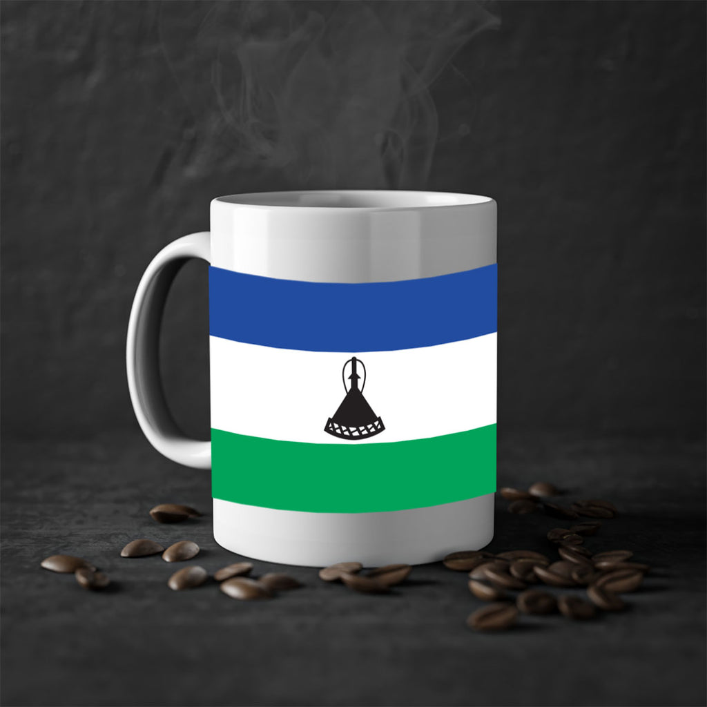 Lesotho 102#- world flag-Mug / Coffee Cup