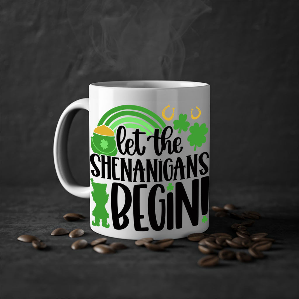 Let The Shenanigans Begin Style 71#- St Patricks Day-Mug / Coffee Cup