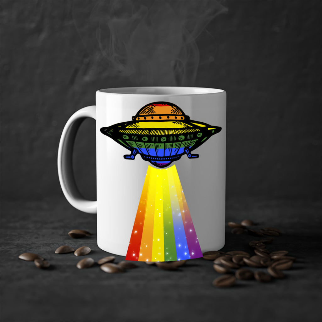 Lgbt Ufo Rainbow Alien Lgbt Pride Png 23#- lgbt-Mug / Coffee Cup