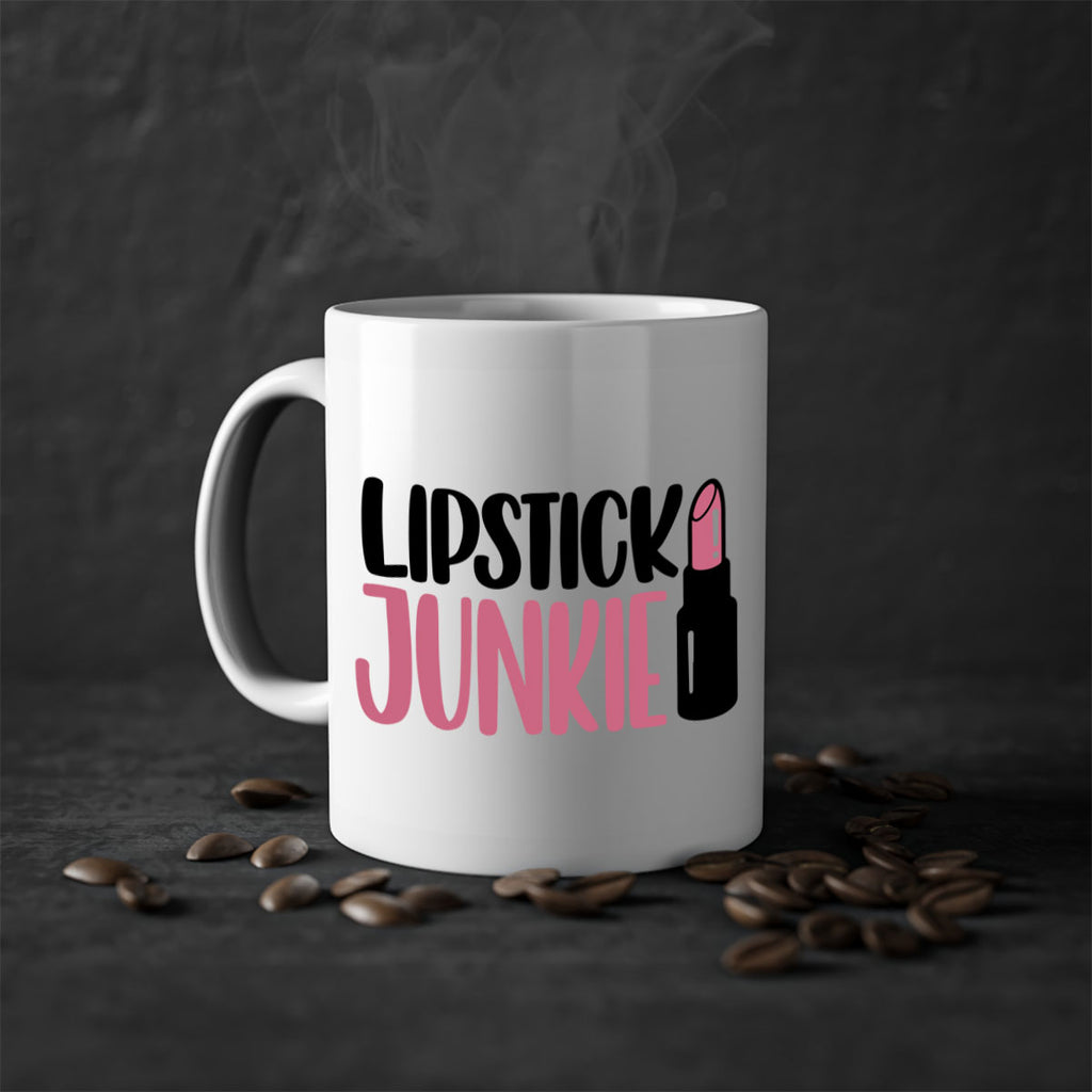 Lipstick Junkie Style 56#- makeup-Mug / Coffee Cup