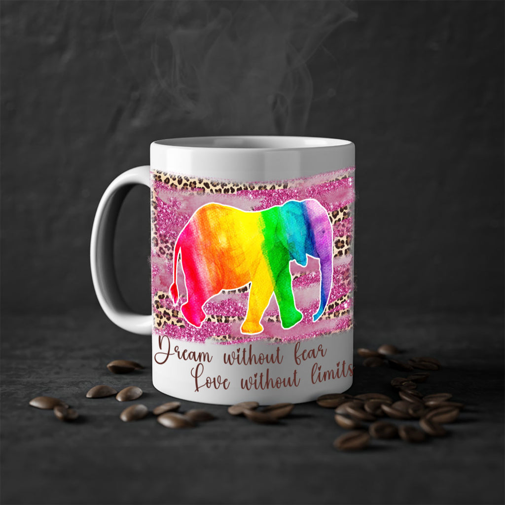 Love Without Limits Elephant Lgbt Pride 32#- lgbt-Mug / Coffee Cup