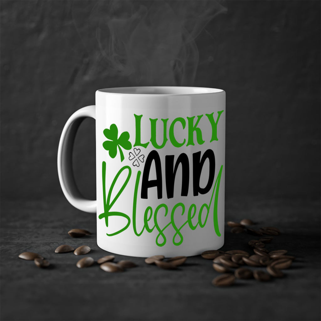 Lucky And Blessed Style 151#- St Patricks Day-Mug / Coffee Cup