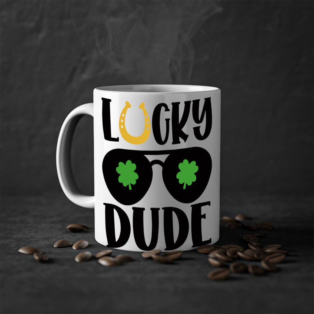 Lucky Dude Style 57#- St Patricks Day-Mug / Coffee Cup