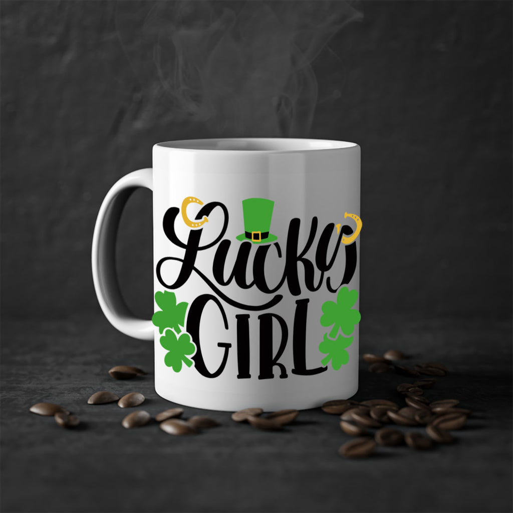 Lucky Girl Style 56#- St Patricks Day-Mug / Coffee Cup