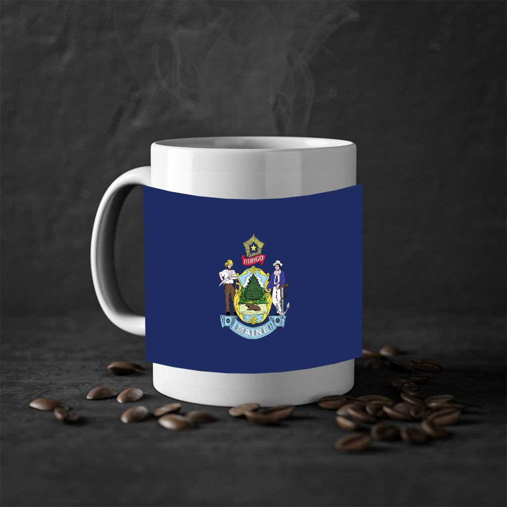 Maine 33#- Us Flags-Mug / Coffee Cup