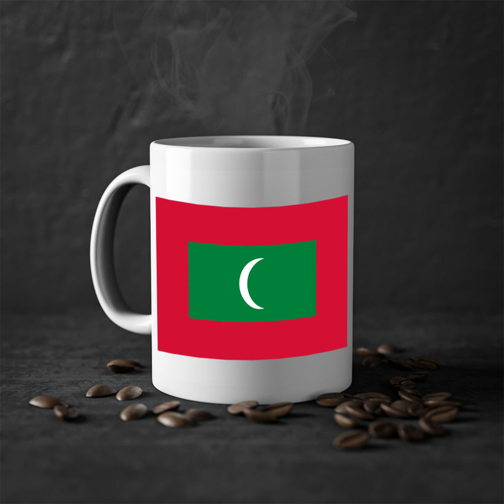 Maldives 93#- world flag-Mug / Coffee Cup