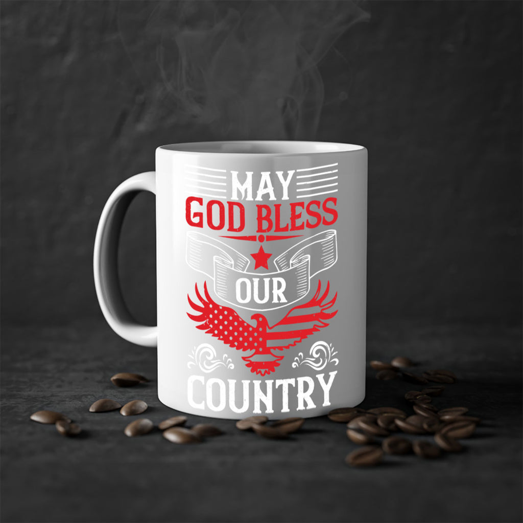 May God bless our country Style 133#- 4th Of July-Mug / Coffee Cup