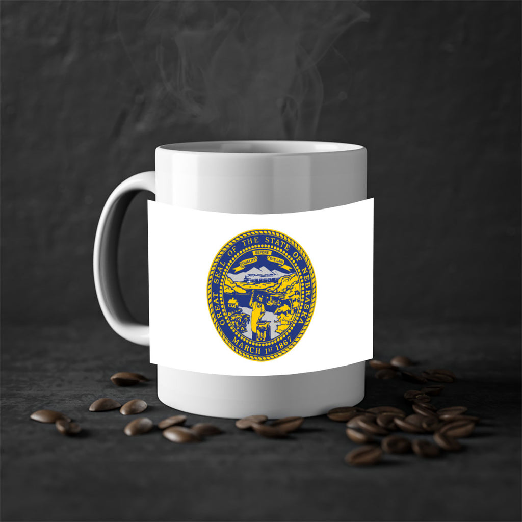 Nebraska 25#- Us Flags-Mug / Coffee Cup