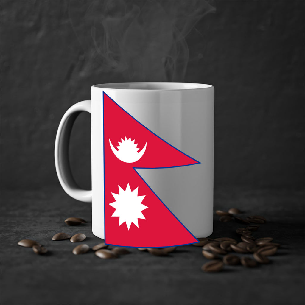 Nepal 76#- world flag-Mug / Coffee Cup