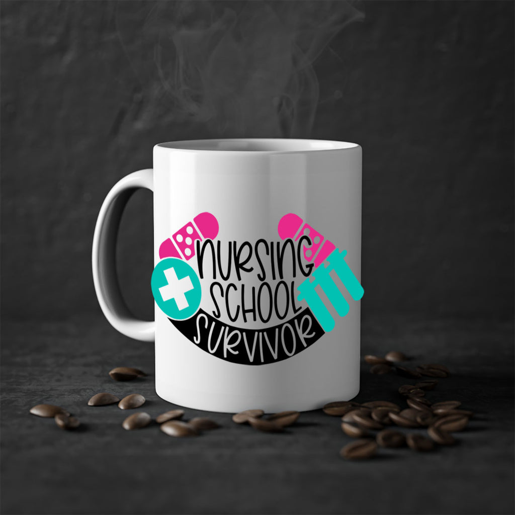 Nursing School Survivor Style Style 64#- nurse-Mug / Coffee Cup