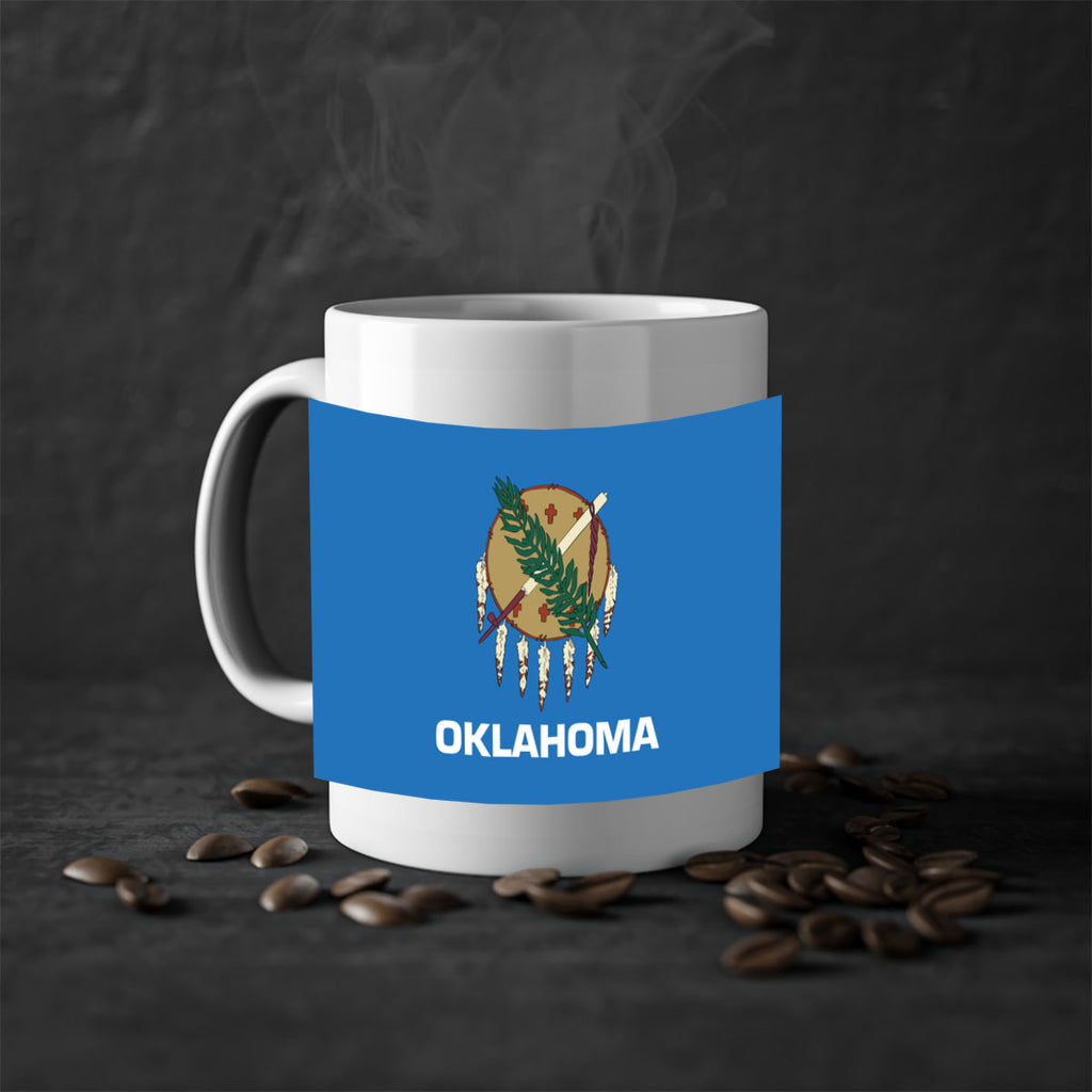 Oklahoma 16#- Us Flags-Mug / Coffee Cup