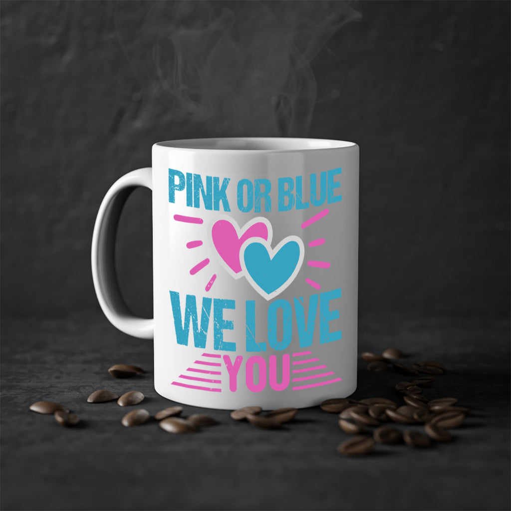 Pink or Blue we love you Style 177#- baby2-Mug / Coffee Cup