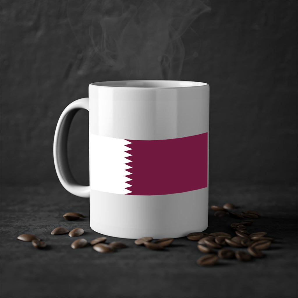 Qatar 56#- world flag-Mug / Coffee Cup