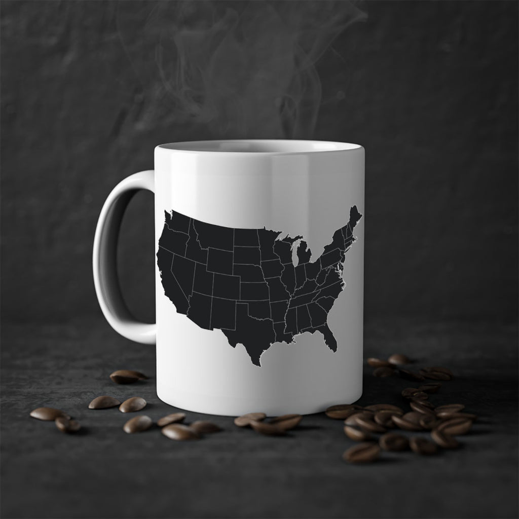 Separate Color Map Style 71#- 4th Of July-Mug / Coffee Cup
