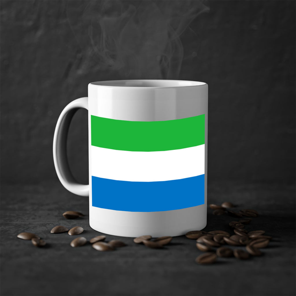 Sierra Leone 42#- world flag-Mug / Coffee Cup