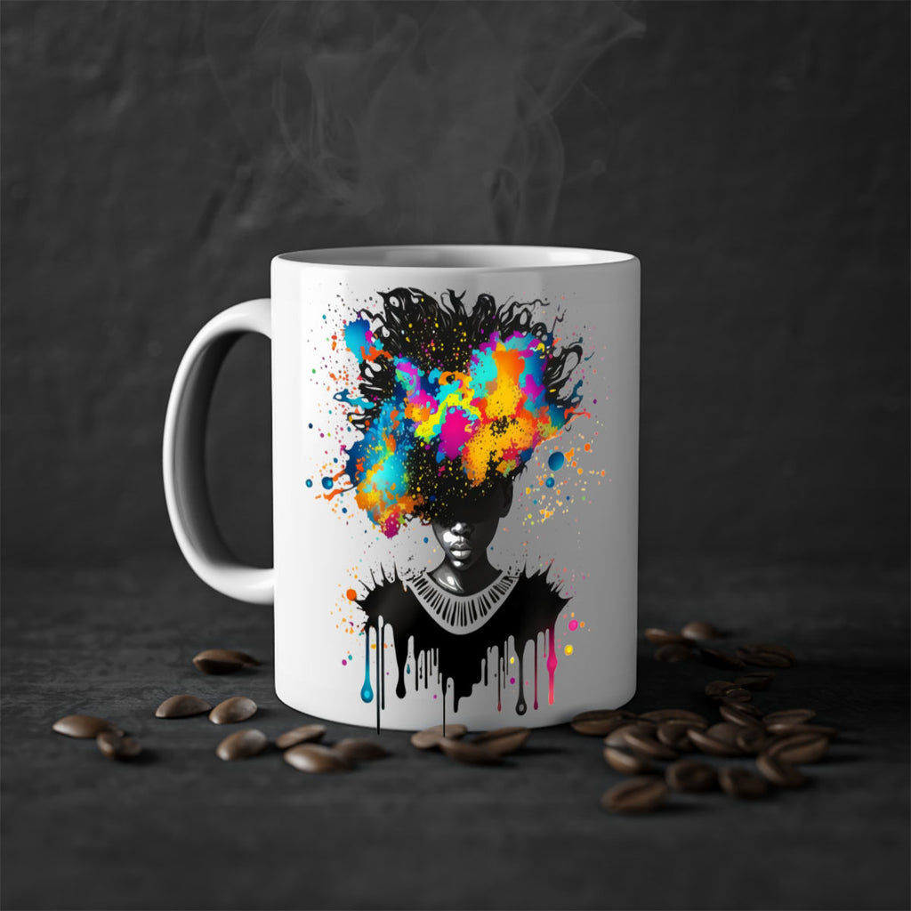 Sparkling Black Girl Design 16#- Black women - Girls-Mug / Coffee Cup
