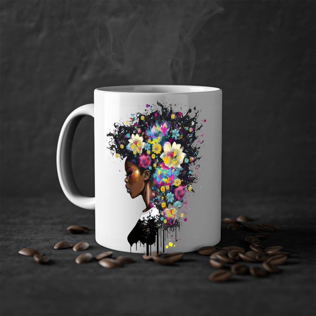 Sparkling Black Girl Design 2#- Black women - Girls-Mug / Coffee Cup