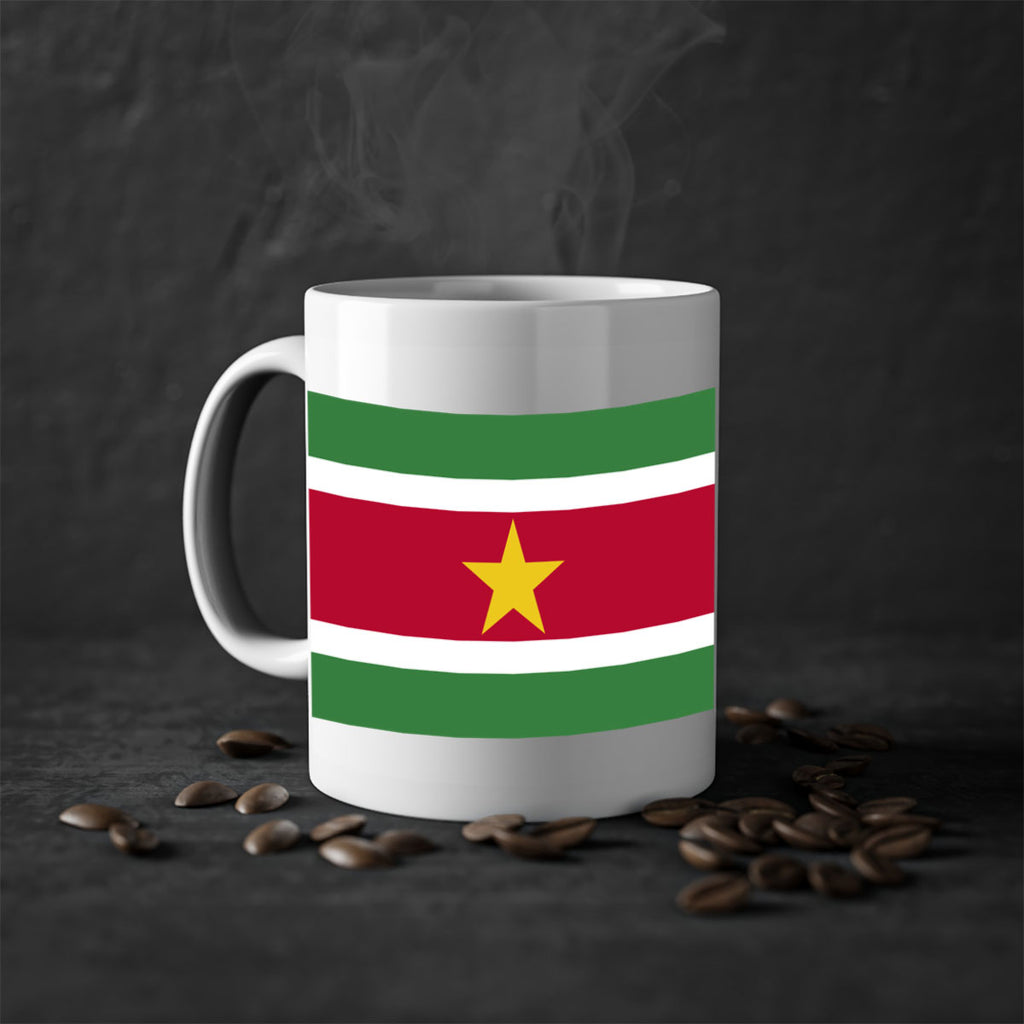 Suriname 30#- world flag-Mug / Coffee Cup