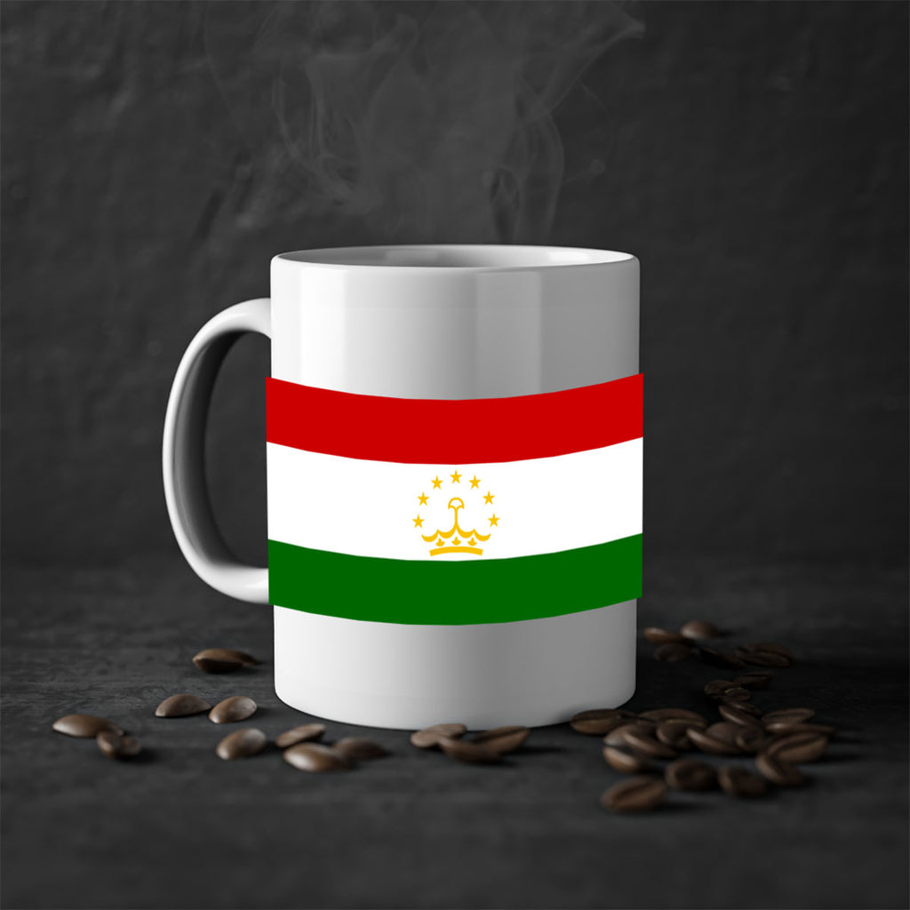 Tajikistan 25#- world flag-Mug / Coffee Cup