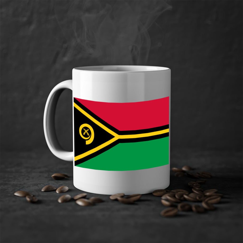 Vanuatu 7#- world flag-Mug / Coffee Cup