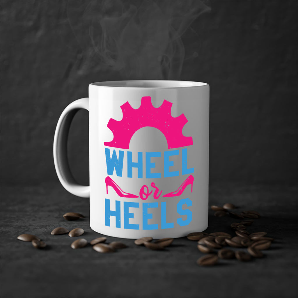 Wheel or Heels Style 8#- baby shower-Mug / Coffee Cup