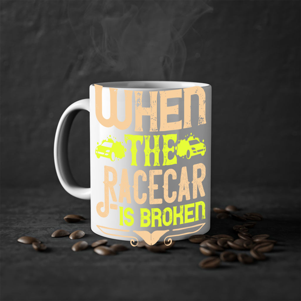 When The Racecar Is Broken Style 10#- Dog-Mug / Coffee Cup
