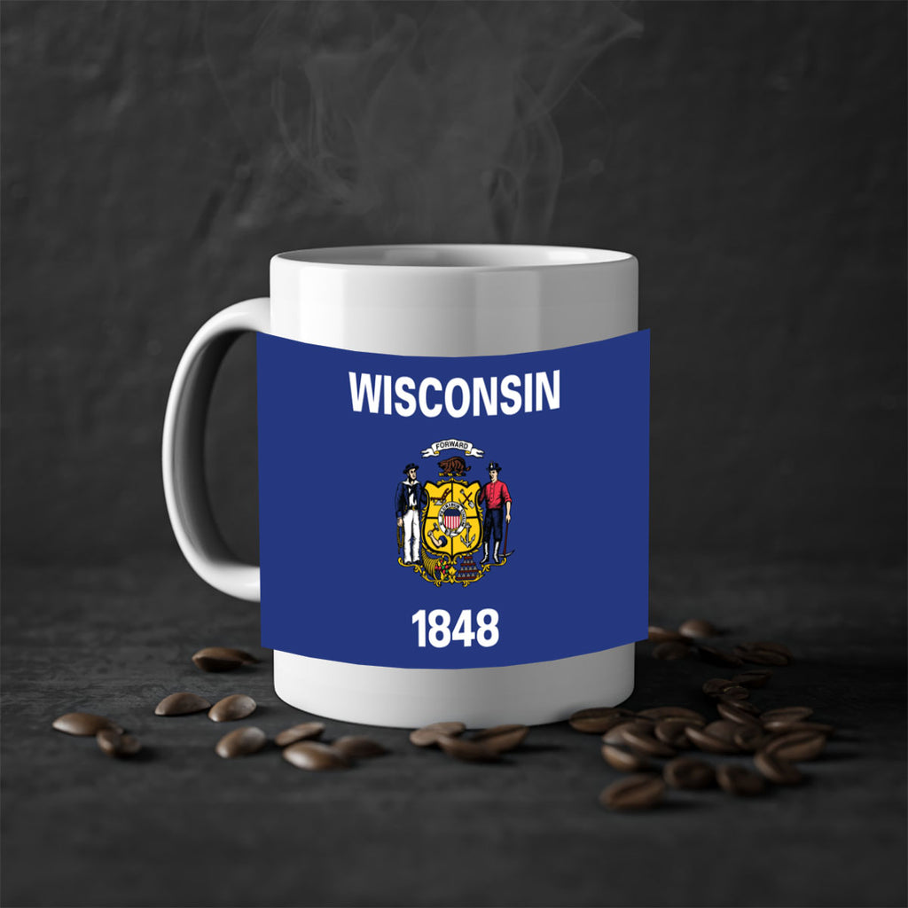 Wisconsin 2#- Us Flags-Mug / Coffee Cup