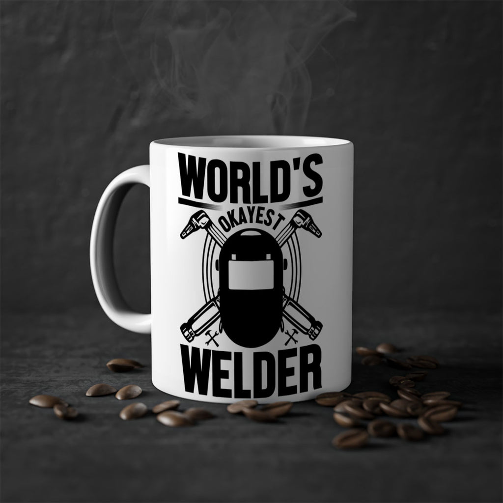 Worlds okayest Style 1#- welder-Mug / Coffee Cup