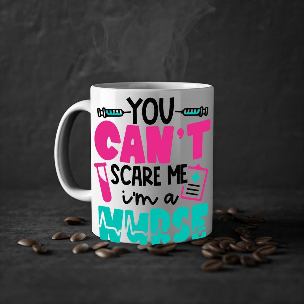 You Cant Scare Me Im A Nurse Style Style 3#- nurse-Mug / Coffee Cup