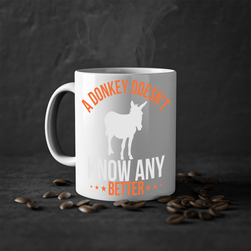 a donkey doesnt know any better Style 5#- Donkey-Mug / Coffee Cup