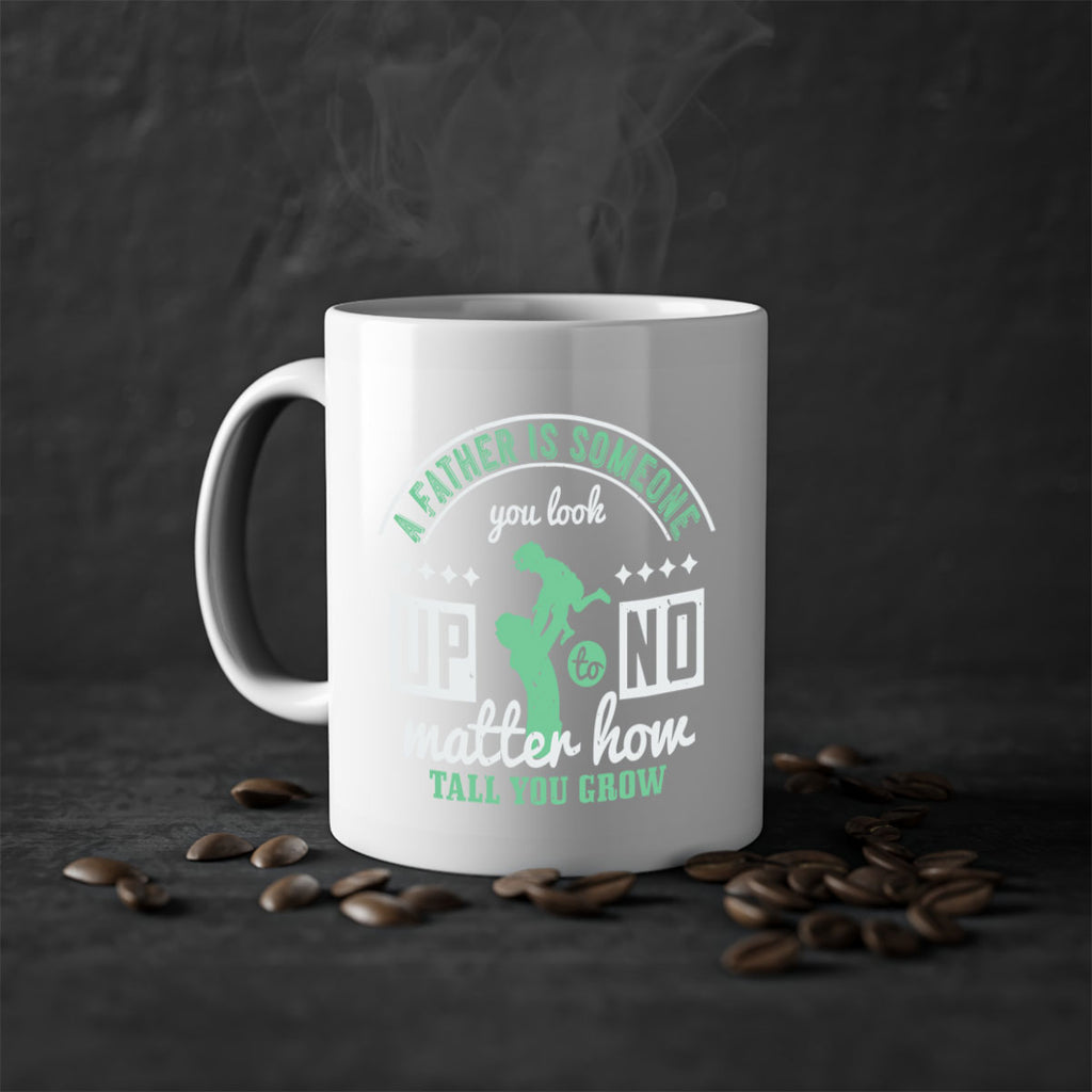 a father is someone 125#- fathers day-Mug / Coffee Cup