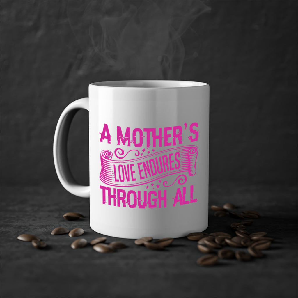 a mothers love endures through all 33#- mothers day-Mug / Coffee Cup