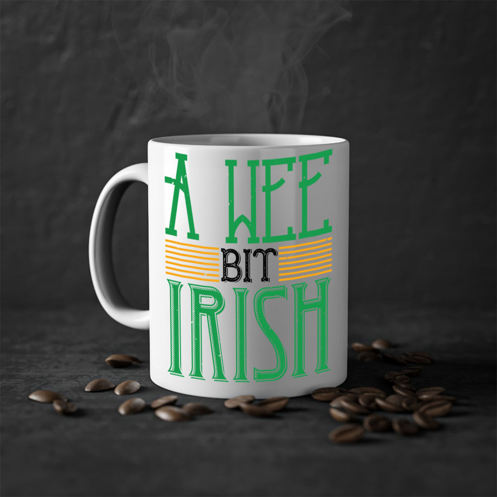 a wee bit irish Style 144#- St Patricks Day-Mug / Coffee Cup