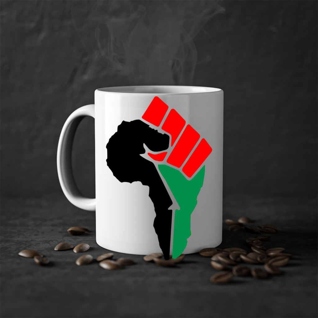 african power fist 274#- black words - phrases-Mug / Coffee Cup