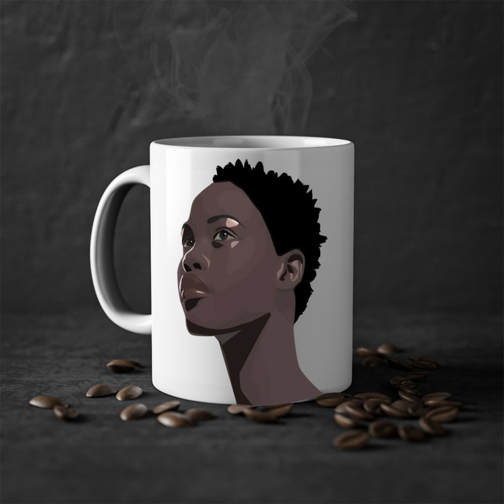 african woman portrait 88#- Black women - Girls-Mug / Coffee Cup