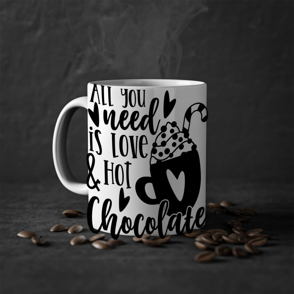 all you need is love and hot chocolate style 49#- christmas-Mug / Coffee Cup