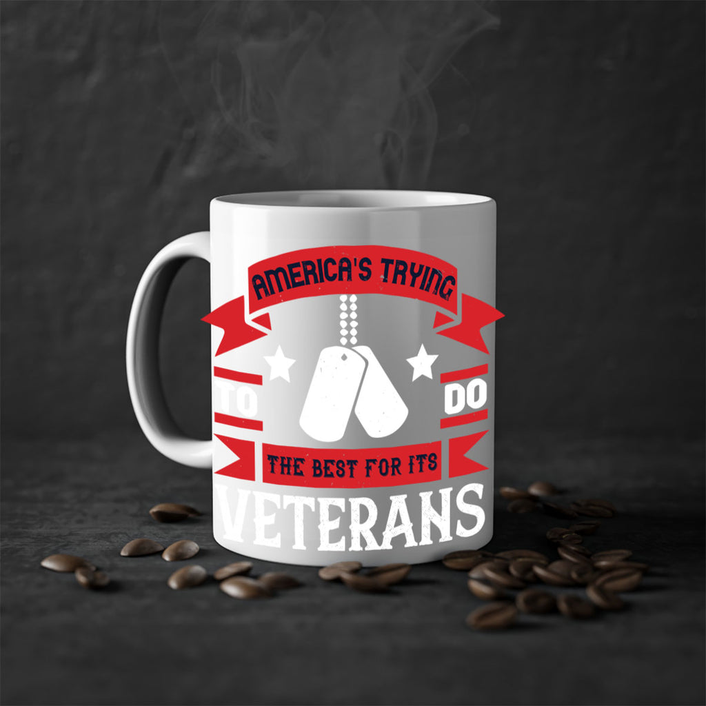 americas trying to do the best for its veteran 78#- veterns day-Mug / Coffee Cup