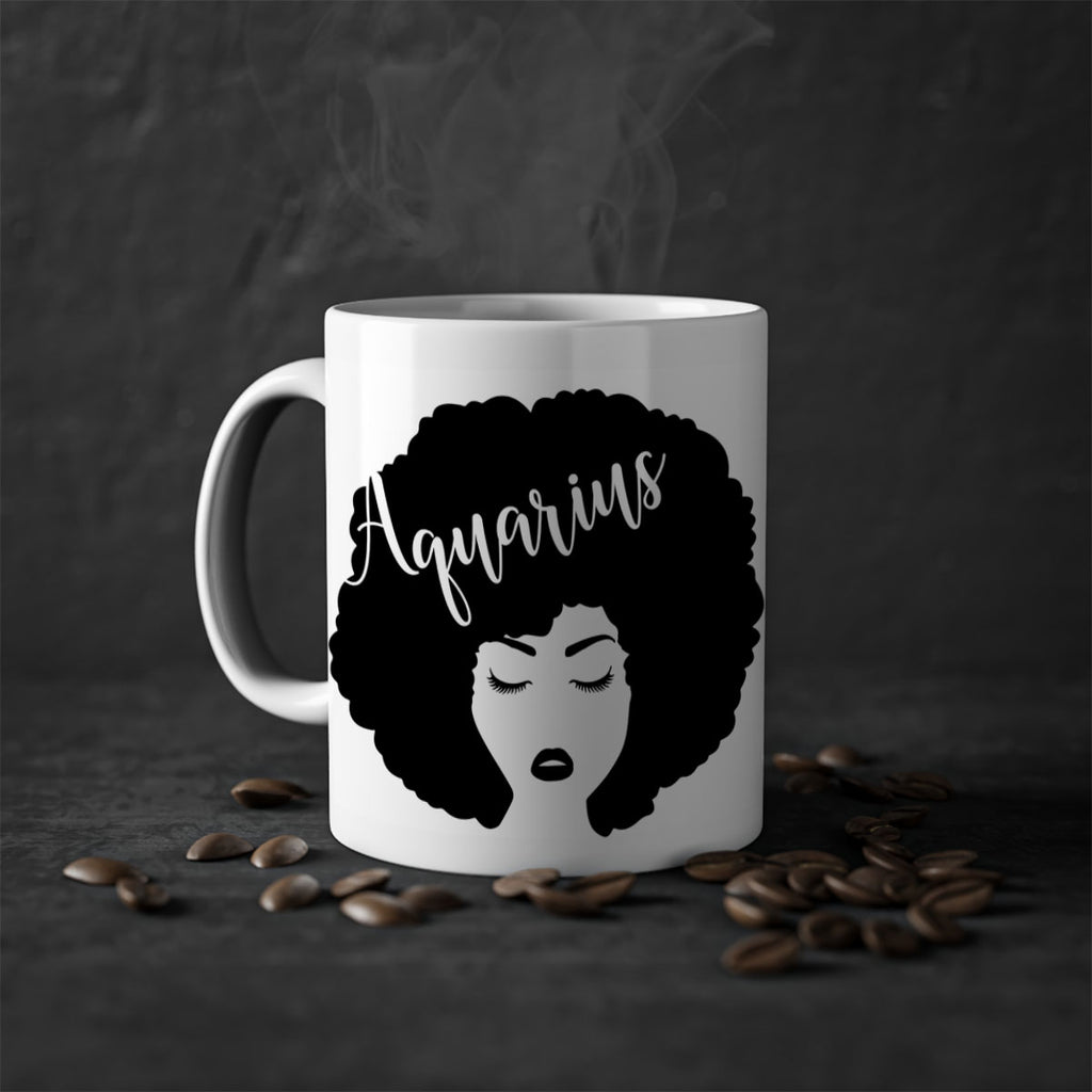 aquarius62#- Black women - Girls-Mug / Coffee Cup