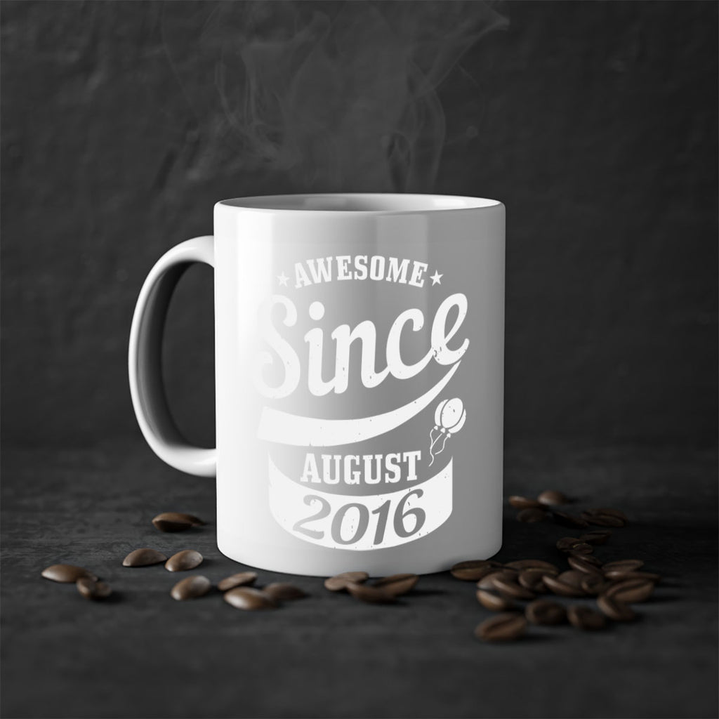awesome since august Style 11#- birthday-Mug / Coffee Cup