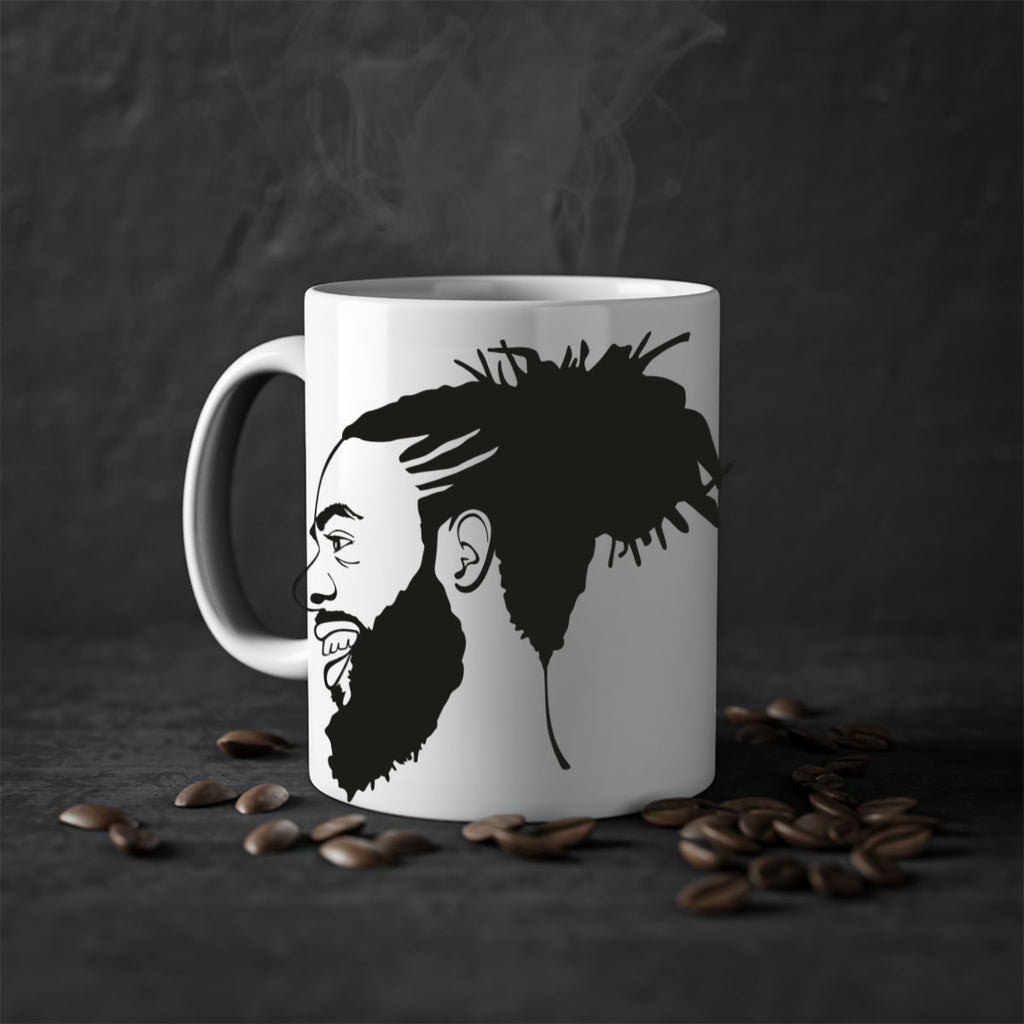 beardman 45#- Black men - Boys-Mug / Coffee Cup