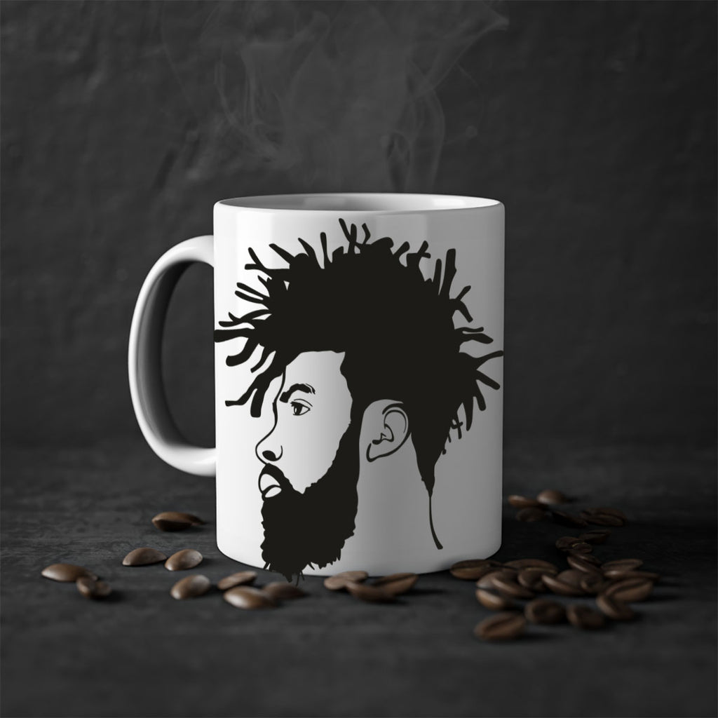 beardman 46#- Black men - Boys-Mug / Coffee Cup